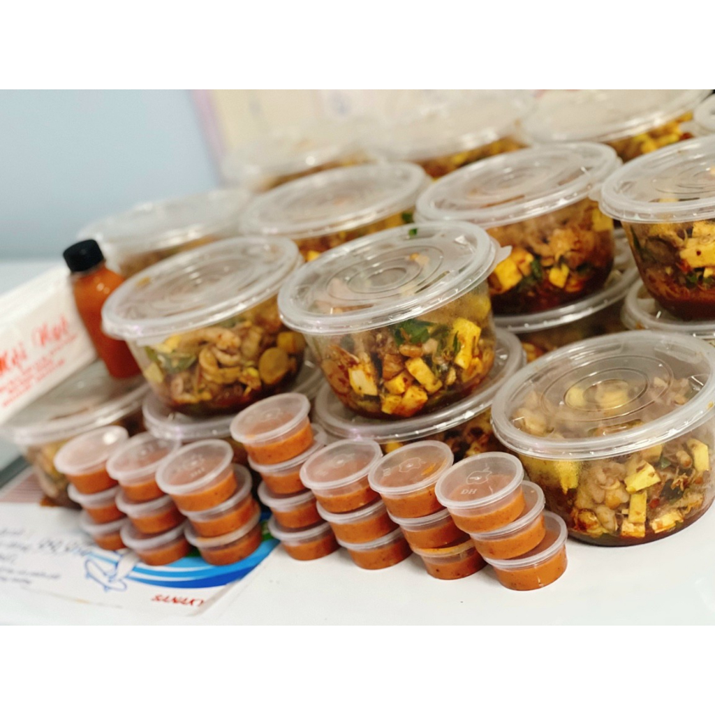 Lốc 50 Tô 1000ml Tân Tường Khang kèm nắp dùng đựng cháo , bún , mì cay giá siêu rẻ