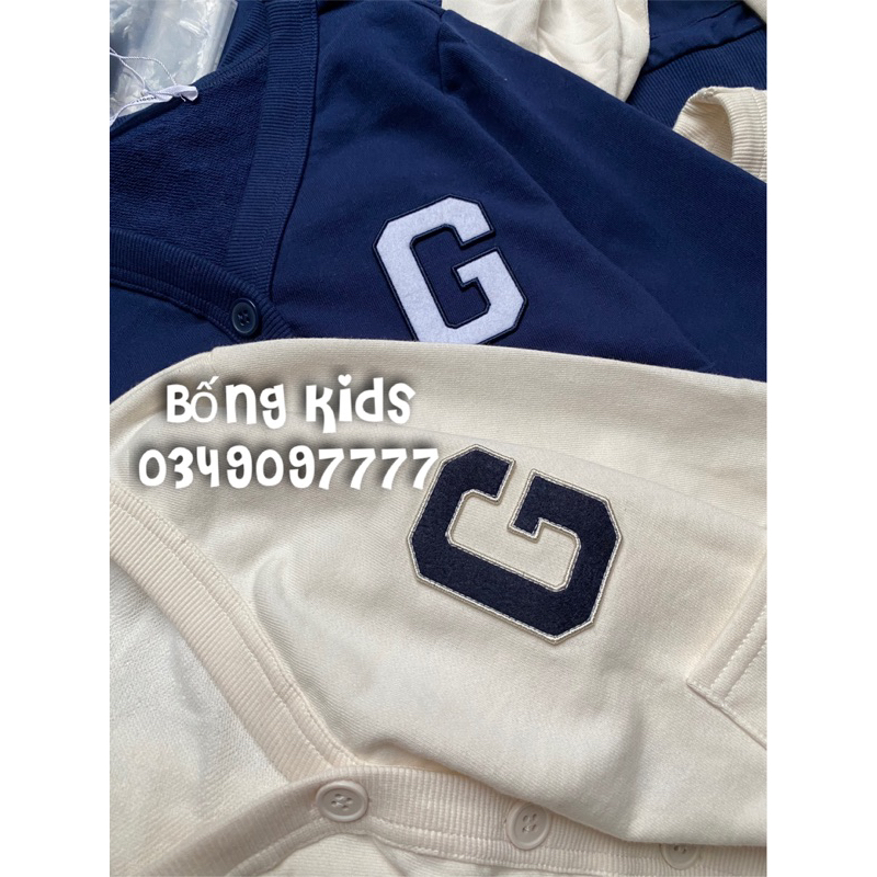 Áo Cardigan Nỉ Bé Gái Chữ G GÊ