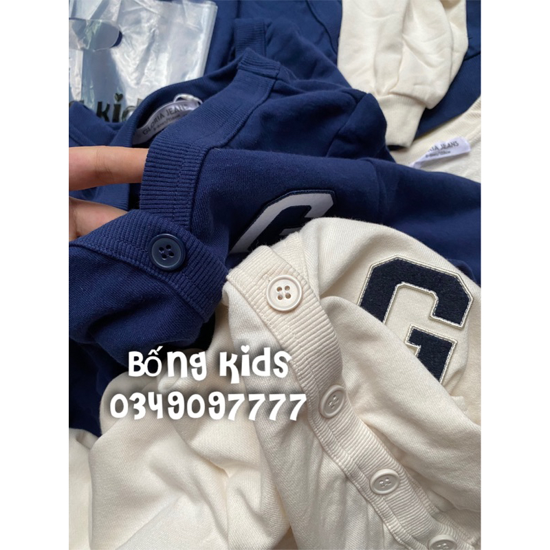 Áo Cardigan Nỉ Bé Gái Chữ G GÊ