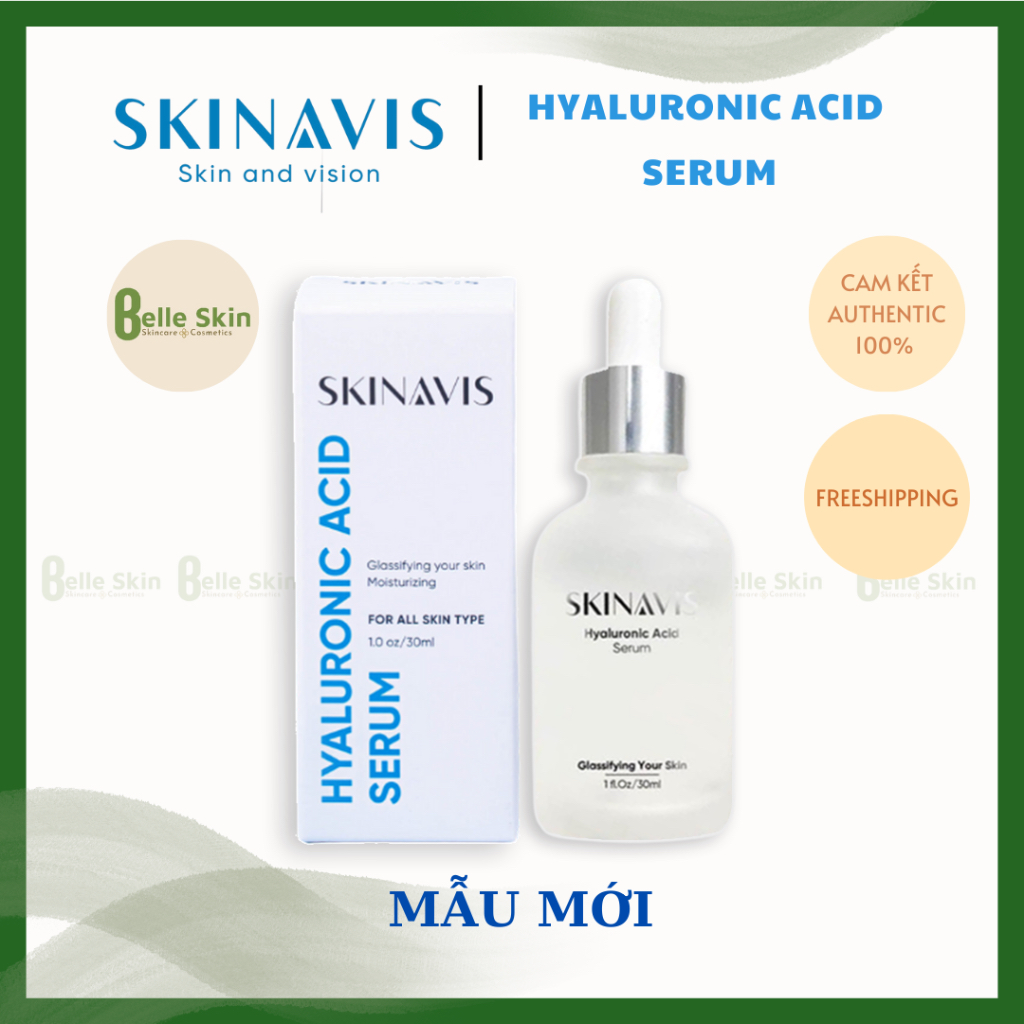 Serum cấp ẩm phục hồi Skinavis chứa HA và B5 30ml