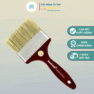 Cọ quét sơn cán nhựa màu nâu thanh bình chính hãng đủ size