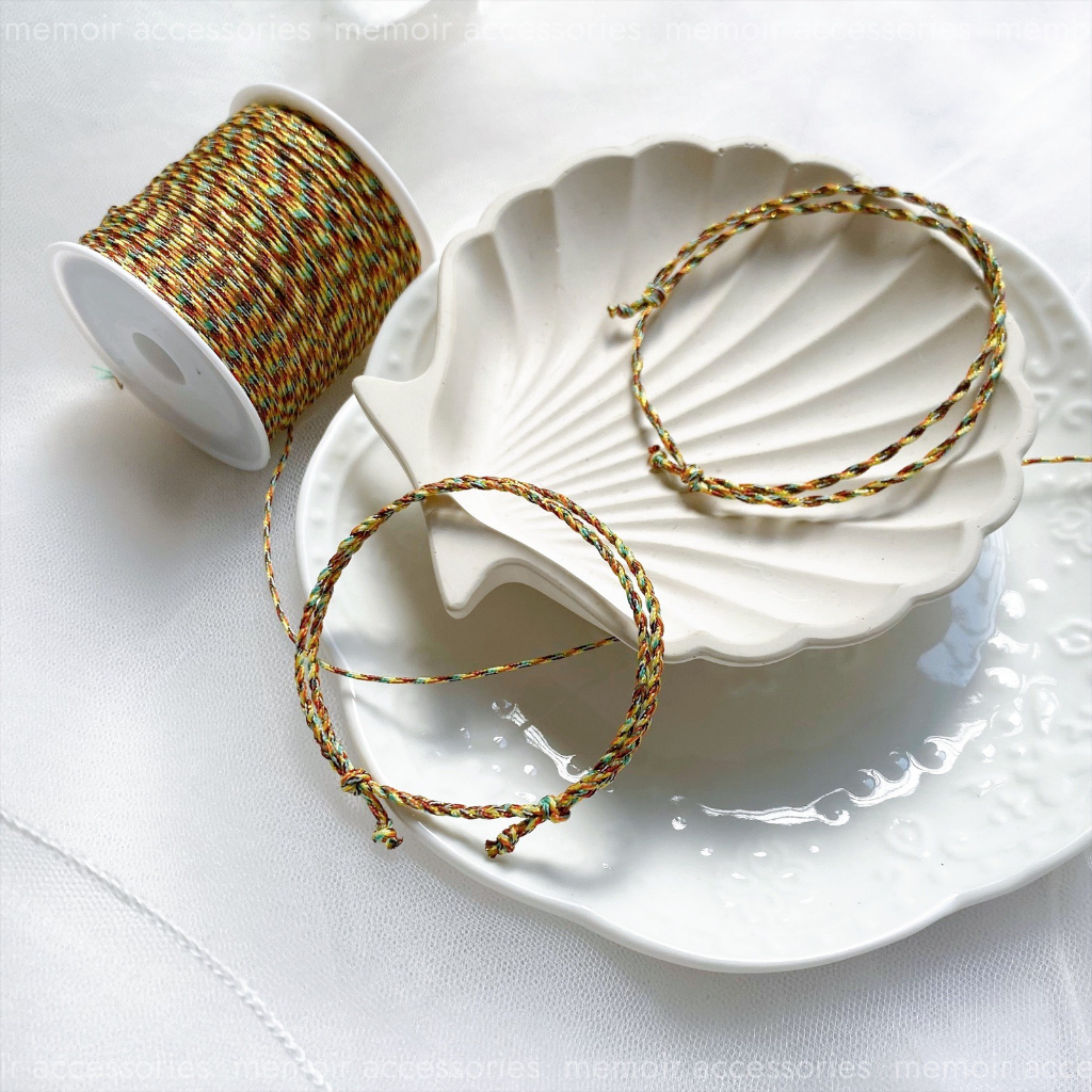 Vòng tay chỉ ngũ sắc bình an, may mắn - Memoir Accessories