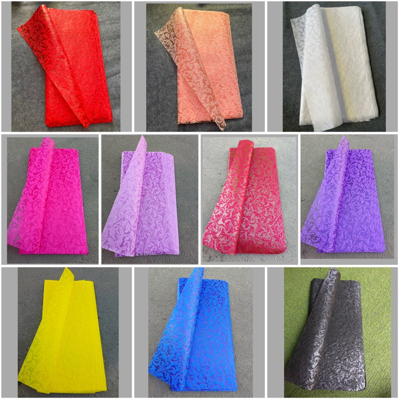 Giấy gấm lụa gói hoa 20 tờ