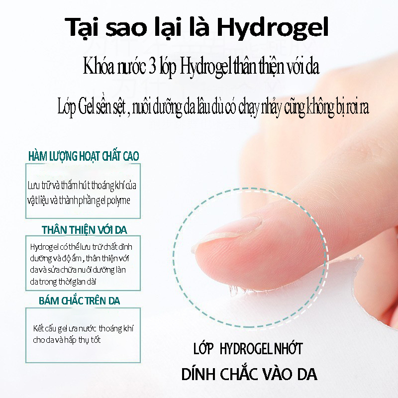 Set 1 HỘP Mặt nạ dưỡng da vùng chán, rãnh cười, khóe miệng giảm nhăn, chống lão hóa, dưỡng ẩm cho da M11