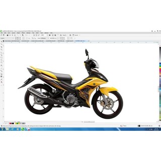 Tem rời Exciter 135 đen vàng