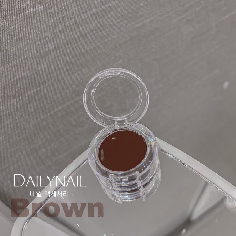 Màu nước vẽ vân đá Nail hũ tròn