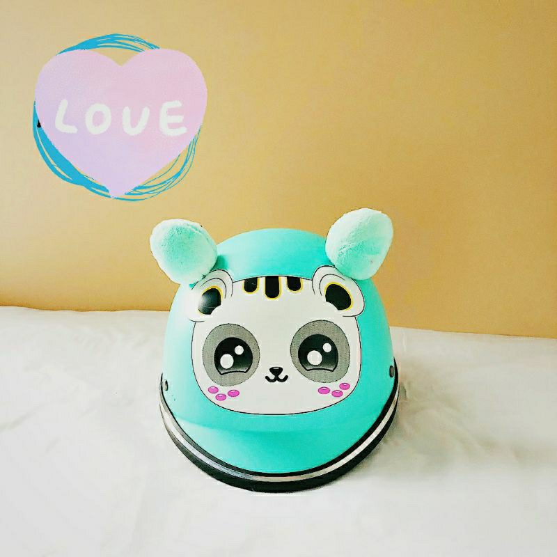 🏰 HCM 🏰 Mũ / Nón bảo hiểm 2-5 tuổi hình thú Đôremon - mèo Kity - pikachu có tai