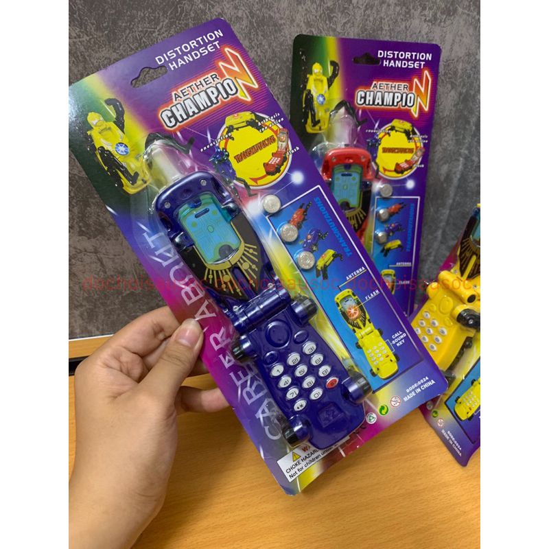 Điện thoại biến hình siêu nhân Gao Chạy Bin Phát Nhạc Cho Bé