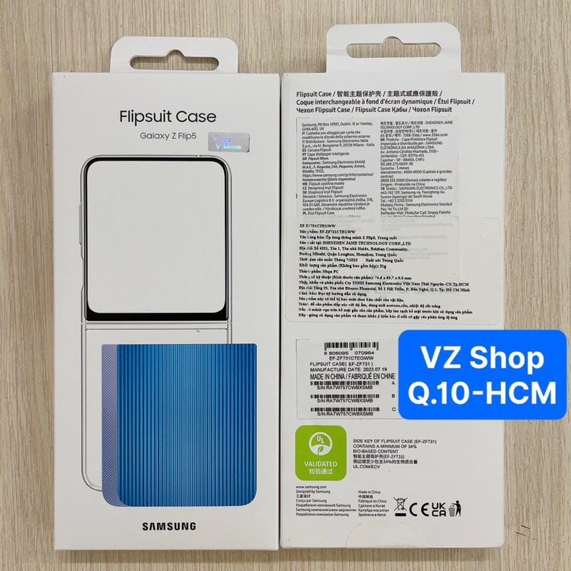 Chính hãng-Ốp lưng linh hoạt thông minh Flipsuit Case cho Galaxy Z Flip5