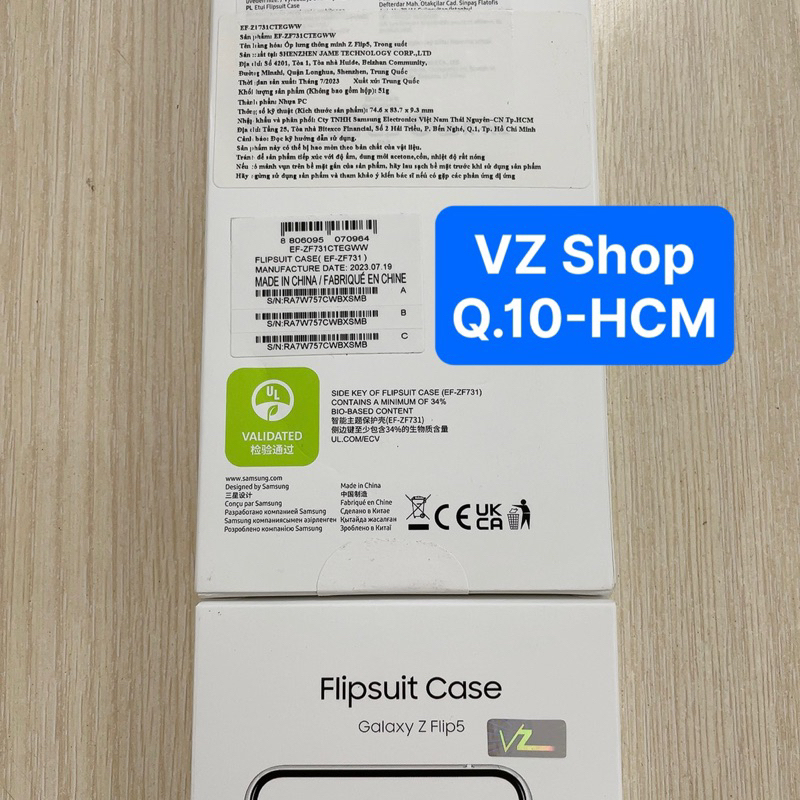 Chính hãng-Ốp lưng linh hoạt thông minh Flipsuit Case cho Galaxy Z Flip5