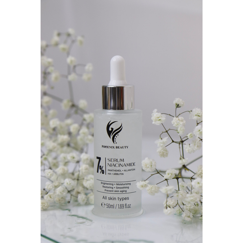 Serum dưỡng trắng da giữ ẩm mờ nám serum vitamin B3 Phoenix Beauty