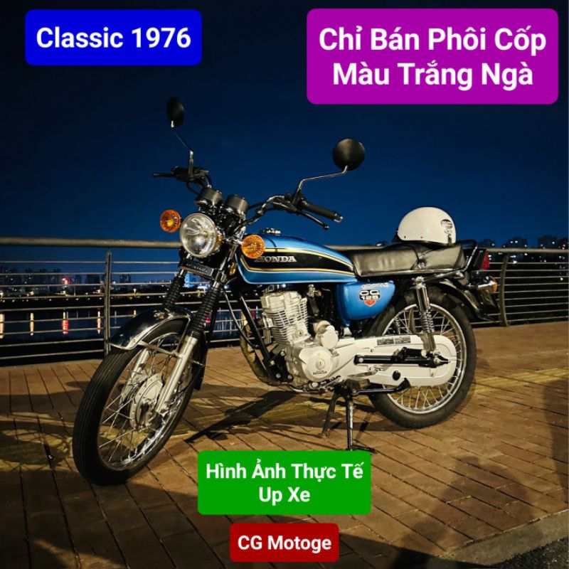 Cốp Tròn Moto Classic CG125 1976  Độ Chế nhiều Dòng Xe