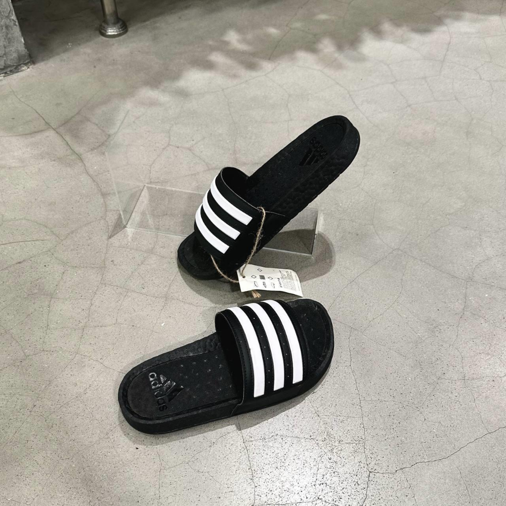 Dép Adidas Adilette Boost Black Không Box FY8154