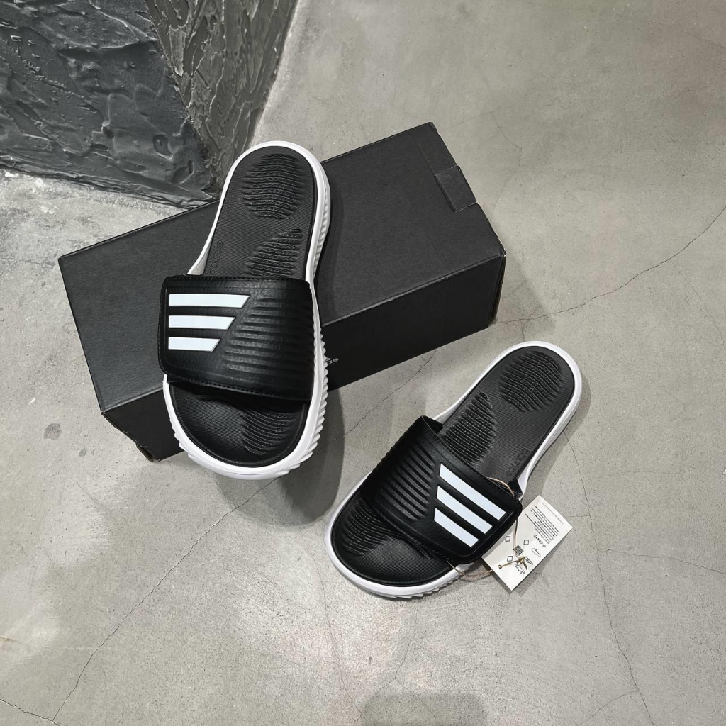 Dép Adidas Alphabounce V1 V2 Màu Đen Fullbox - GY9416