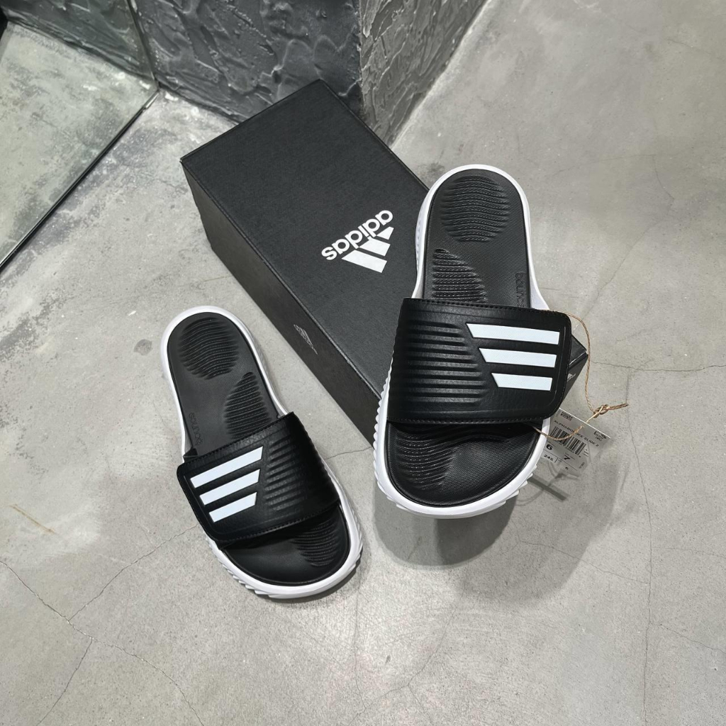 Dép Adidas Alphabounce V1 V2 Màu Đen Fullbox - GY9416