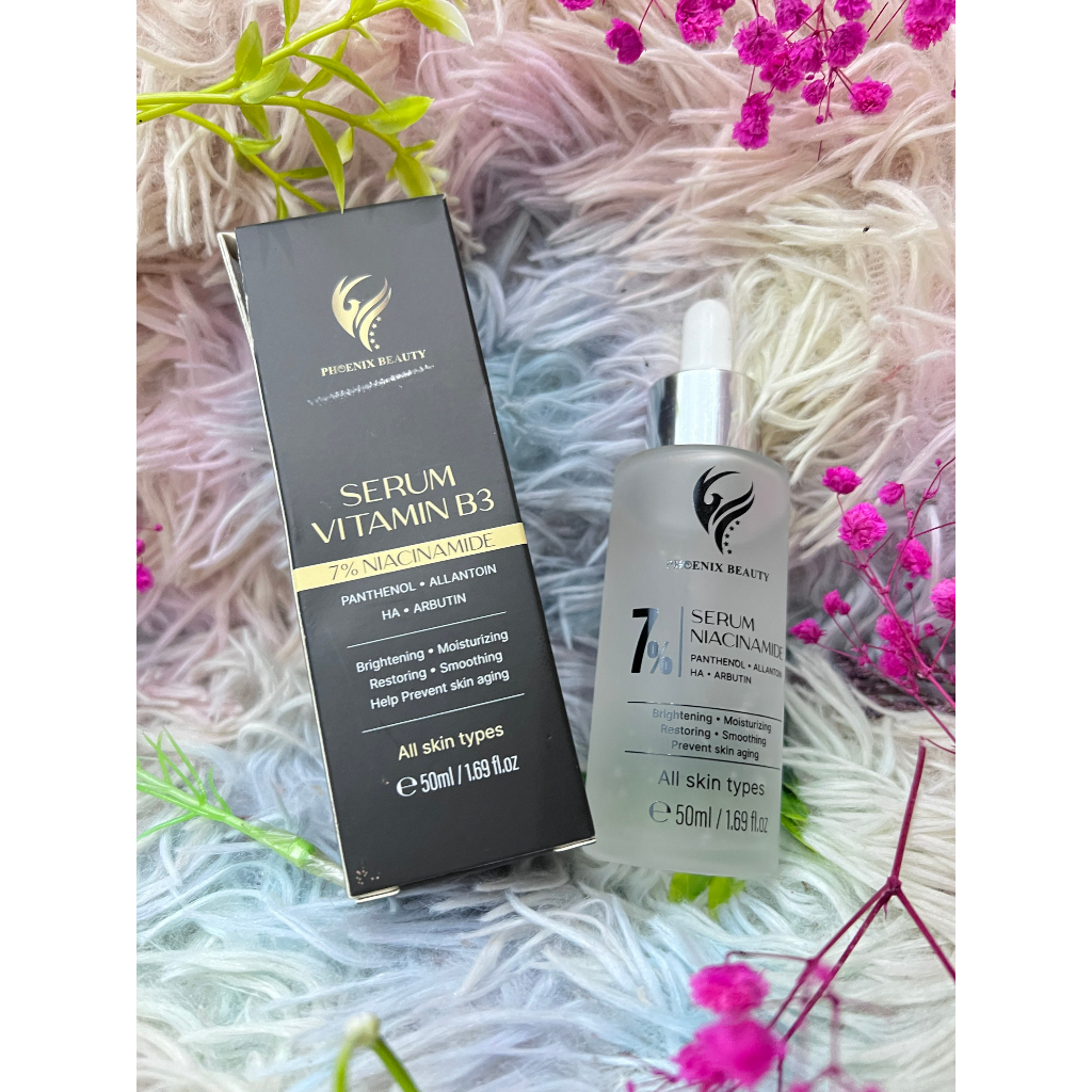 Serum dưỡng trắng da giữ ẩm mờ nám serum vitamin B3 Phoenix Beauty