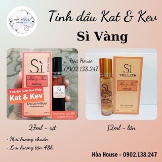 Tinh dầu kat & kev - sì vàng