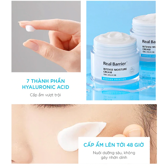 Kem dưỡng REAL BARRIER Intense Moisture Cream