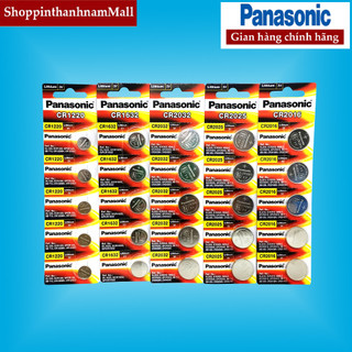 Vỉ 5 Viên Pin Panasonic CR2032 / CR2025 / CR2016 / CR1632 / CR1220 / CR1620 / CR2450 Chính Hãng