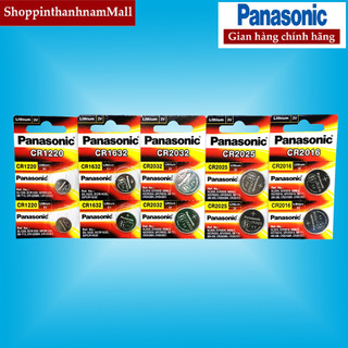 Vỉ 2 Pin Panasonic CR2032 / CR2025 / CR2016 / CR1632 / CR1620 / CR1616 / CR1220 / CR2450 Chính Hãng