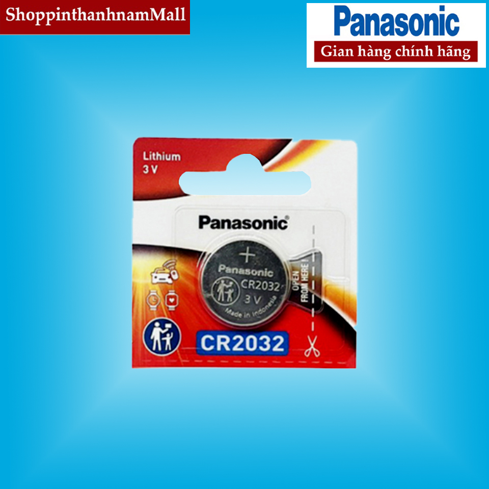 1 viên pin CR2032 Panasonic lithium 3V chính hãng