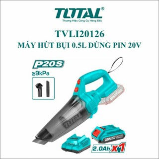 Tvli20126 máy hút bụi dùng pin 20v total