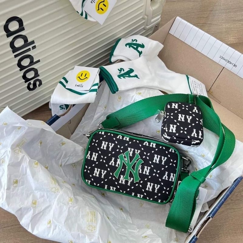 Set túi #mlb #ny mini hộp kèm ví đeo chéo xịn ạ size 18