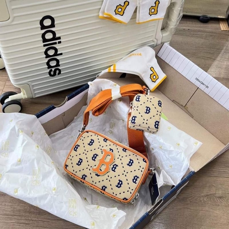 Set túi #mlb #ny mini hộp kèm ví đeo chéo xịn ạ size 18