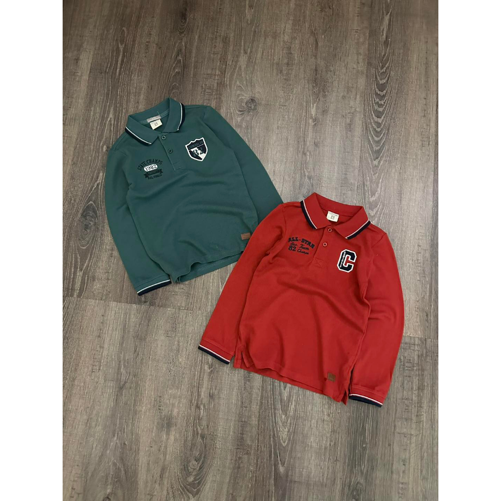 Áo Polo cổ CLN bé trai