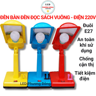 Đèn bàn vuông Đèn đọc sách chống cận thị dành cho Học sinh, Sinh viên