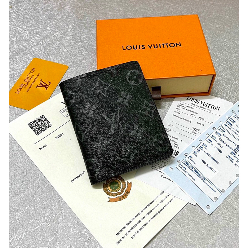 { Full box ] ví đứng nam hoạ tiết lv nhiều mẫu hàng da bò mềm quảng châu