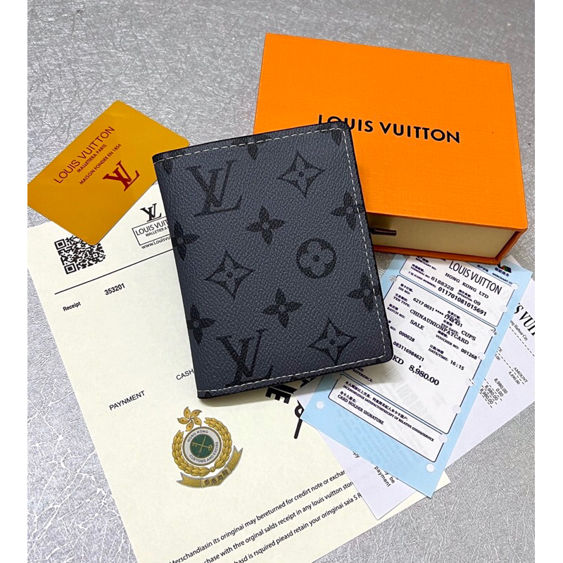 { Full box ] ví đứng nam hoạ tiết lv nhiều mẫu hàng da bò mềm quảng châu