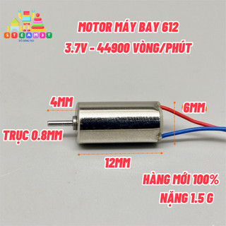 Motor flycam 612 3.7v tốc độ 44900 vòng/phút - lk0535