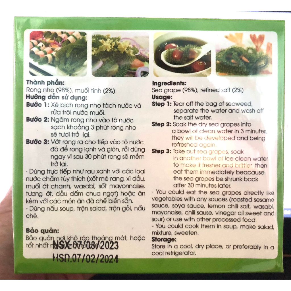 Rong nho tách nước Sea Việt GÓI 20G