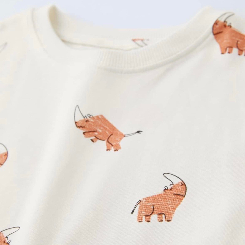 Set 3 áo phông cotton Zara auth săn sale cho bé trai 9-21kg