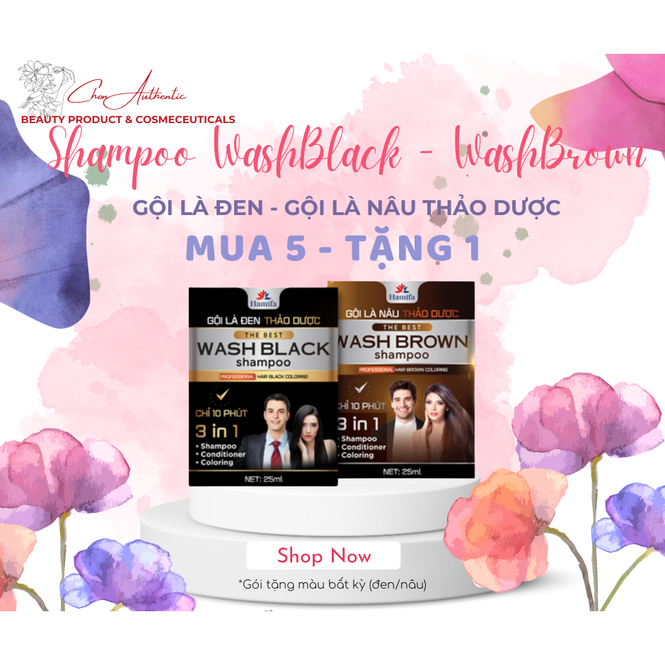 HAMIFA - GỘI LÀ NÂU - ĐEN THẢO DƯỢC