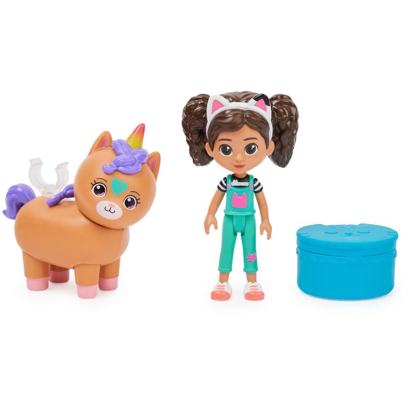 Đồ chơi Gabby Dollhouse: Set Gabby Girl và chú hươu sao có lò xo