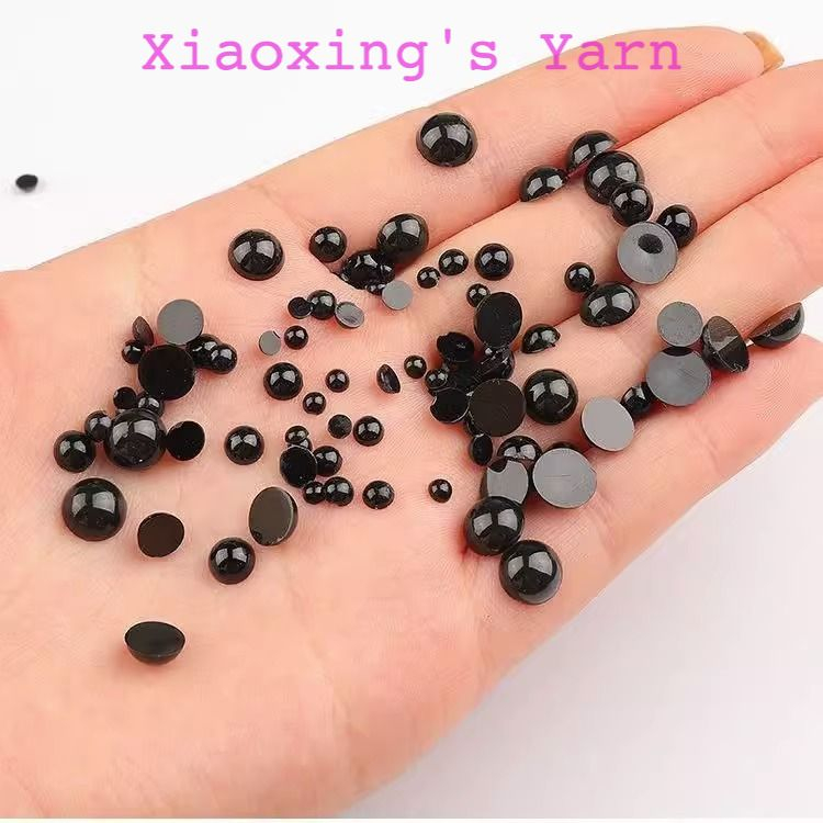 Hộp 500/ 760 mắt thú dán đủ size dán thú bông, búp bê tiện dụng | Xiaoxing's Yarn