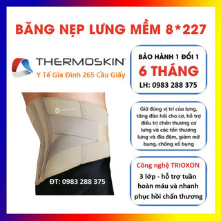 BĂNG NẸP LƯNG MỀM - THERMOSKIN ( Băng nẹp lưng mềm Thermoskin giữ vị trí lưng, hỗ trợ phục hồi chấn thương lưng )
