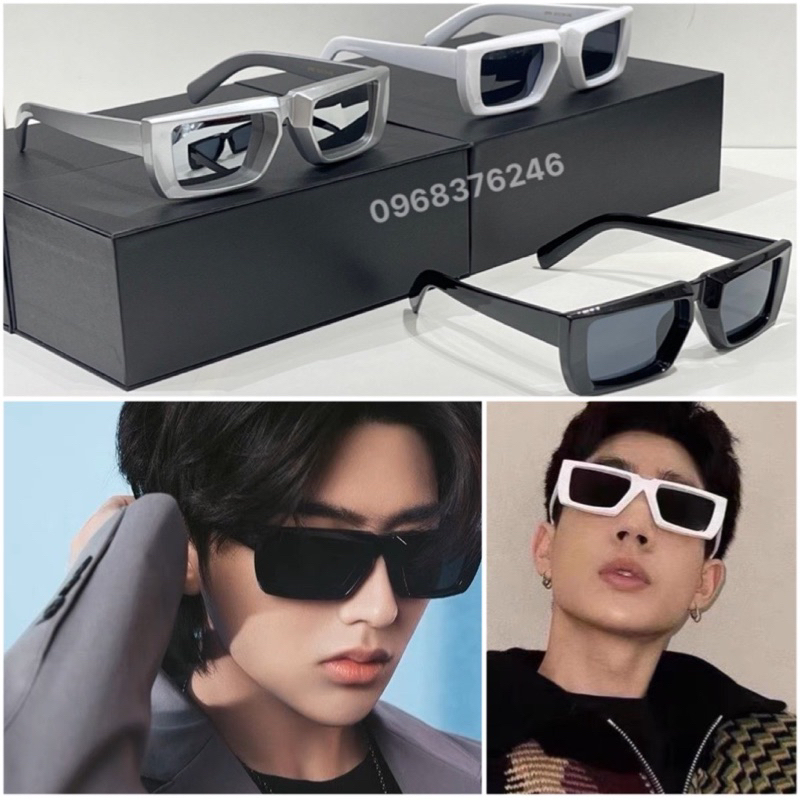 Kính PRA DA _ VUÔNG cực chất, 3 màu siêu cá tính, dáng kính basic