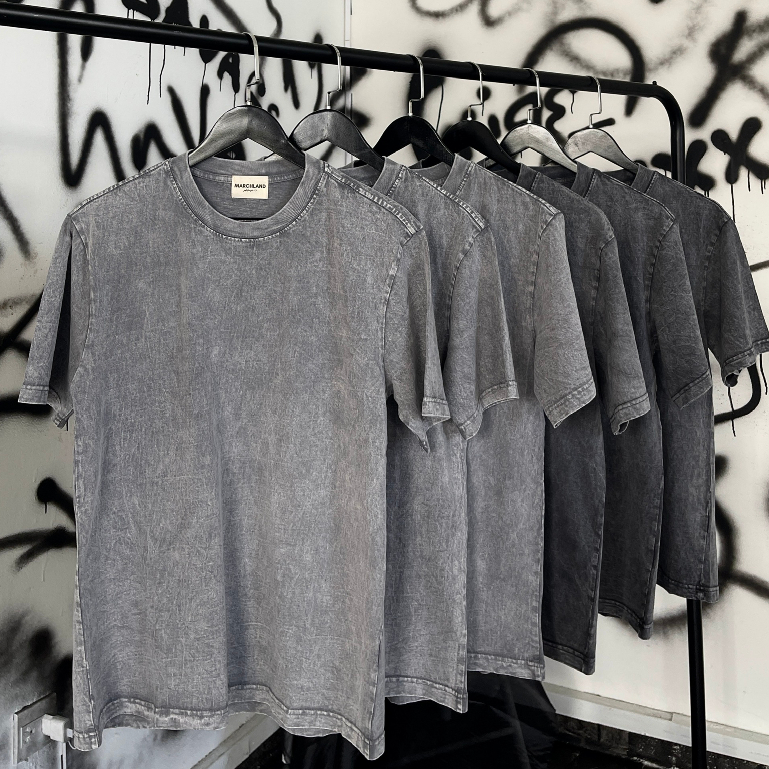 ÁO THUN WASHED MARCHLAND CHẤT LIỆU MỀM MẠI KIỂU DÁNG THOẢI MÁI