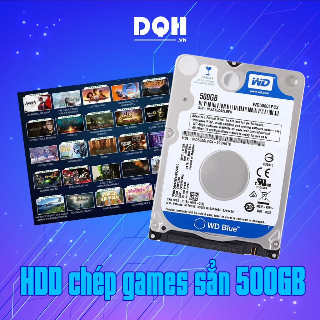 ổ cứng hdd 2.5in chép đầy games theo yêu cầu
