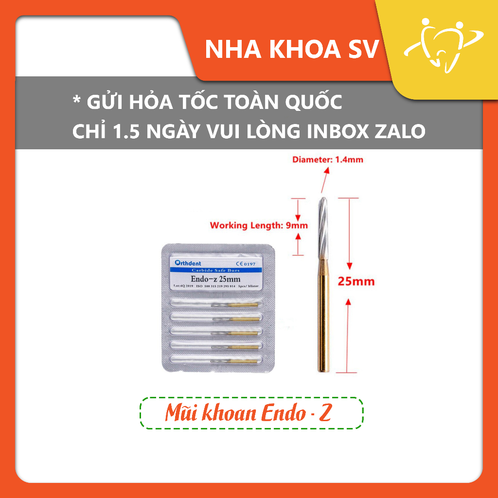 MŨI MỞ TỦY TRÁNH THỦNG SÀN - ENDO Z