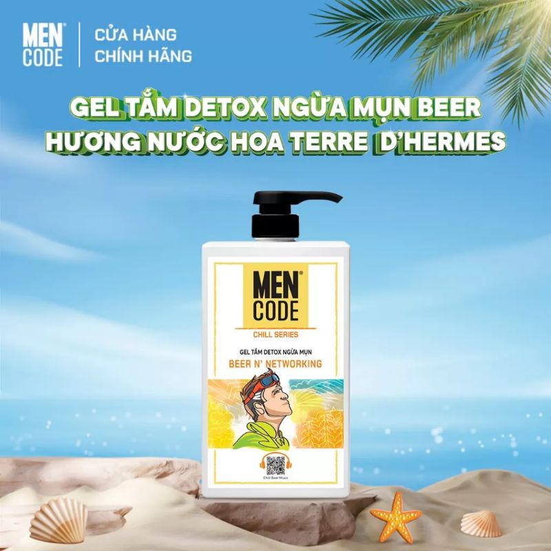 Gel tắm Men Code ngăn mùi 24h 630ml