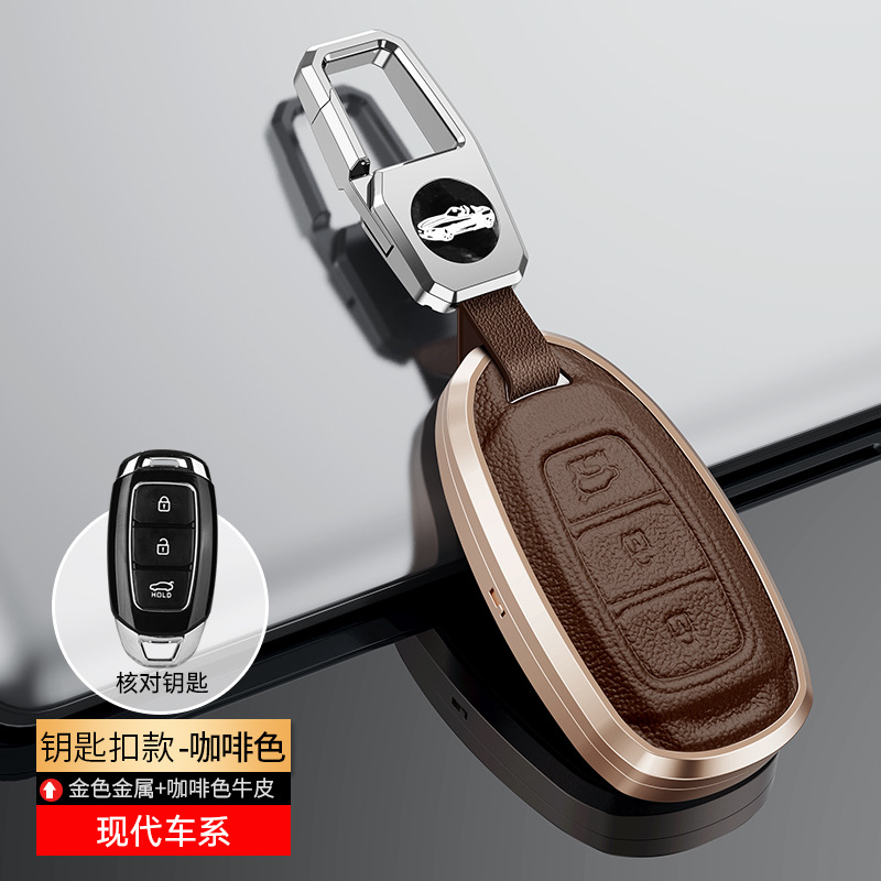 Ốp chìa khóa Hyundai Accent, Kona, Santafe 3 nút