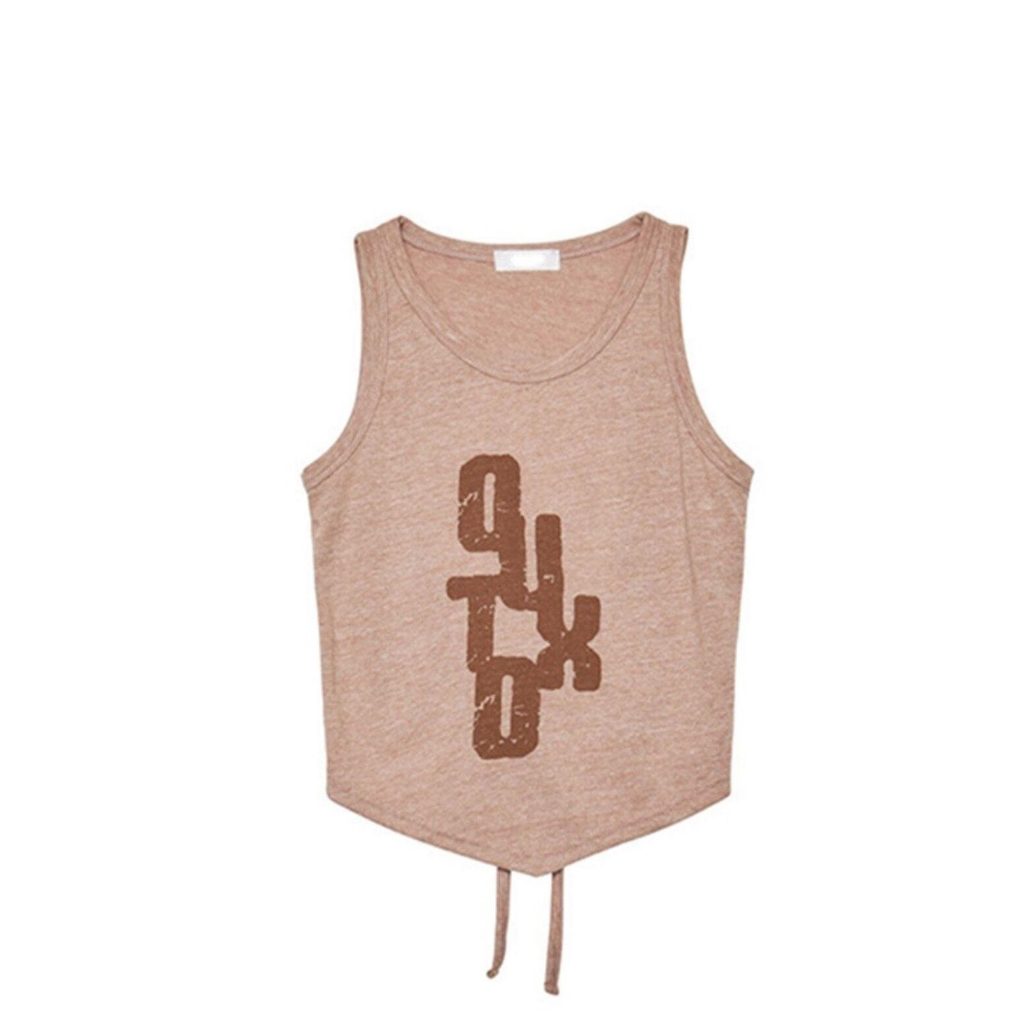 Áo tanktop màu nâu giống Jennie Blackpink