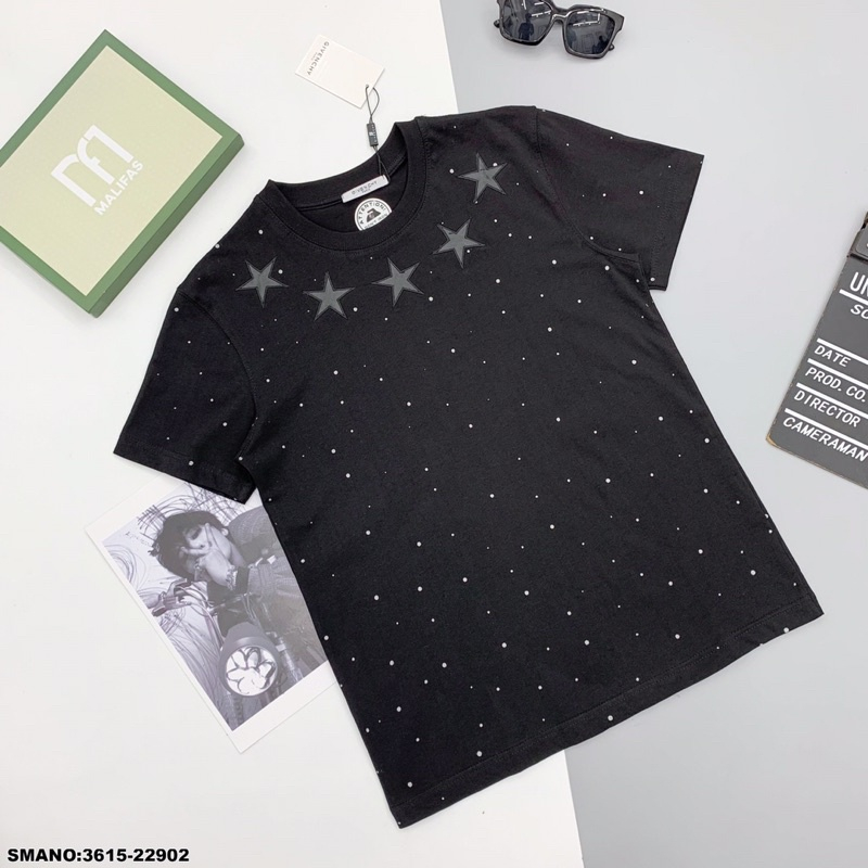 Áo Phông Nam Nữ In Hình Ngôi Sao Bo Cổ Siêu Cấp. Áo Thun Nam Nữ Unisex Form Rộng Dành Cho Các Boy Phố Siêu Hot 2023.