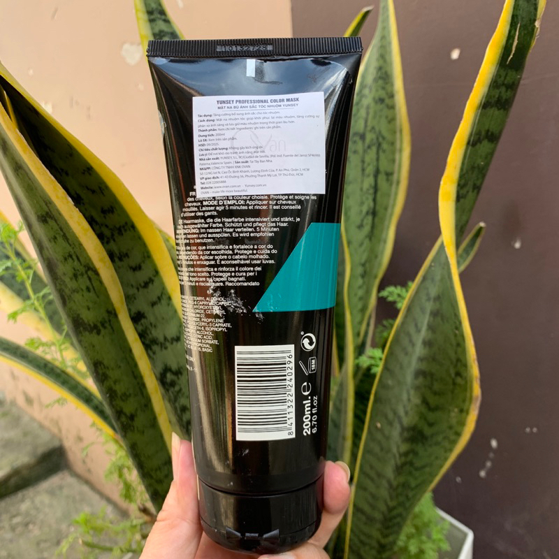 HẤP MÀU NHUỘM MÀU XANH BÍCH BLUE YUNSEY COLOR MASK 200ML