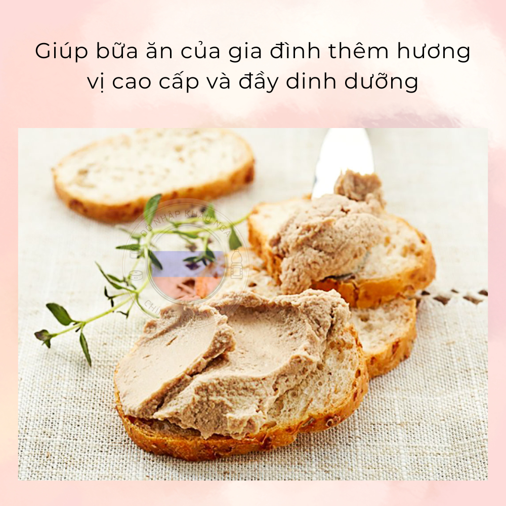Pate gan ngỗng 315gr GLAVPRODUCT nhập khẩu Liên Bang Nga