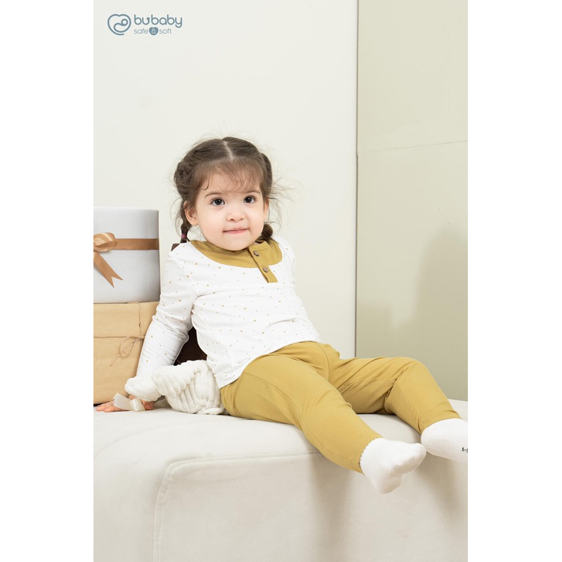 Bộ quần áo dài cho bé trai bé gái hãng bubaby